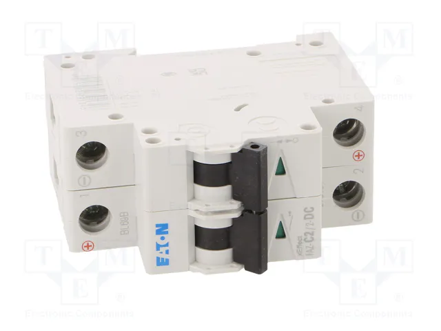 EATON ELECTRIC Interruptor magnetotérmico FAZ-DC 250VDC 2A Caract C 2 polos EATON ELECTRIC Interruptor magnetotérmico FAZ-DC 250VDC 2A Caract C 2 polos