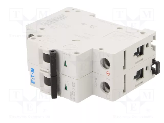 EATON ELECTRIC Interruptor magnetotérmico FAZ-DC 250VDC 2A Caract C 2 polos EATON ELECTRIC Interruptor magnetotérmico FAZ-DC 250VDC 2A Caract C 2 polos