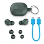 JLab JBuds Mini Auriculares Inalámbricos Intraurales Bluetooth 5.3 Gris para Llamadas y Música con IP55, 20h de Autonomía y Carga Rápida