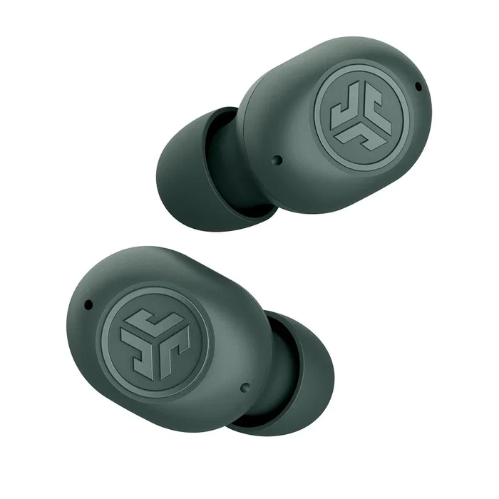 JLab JBuds Mini Auriculares Inalámbricos Intraurales Bluetooth 5.3 Gris para Llamadas y Música con IP55, 20h de Autonomía y Carga Rápida