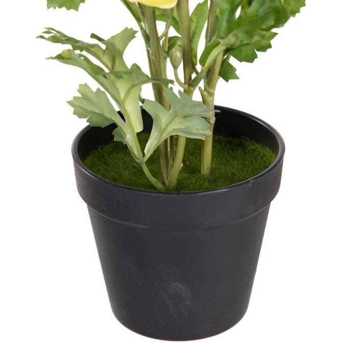 Planta Flor Naranja Artificial 12,50 X 12,50 X 37 cm (Set de 2)
