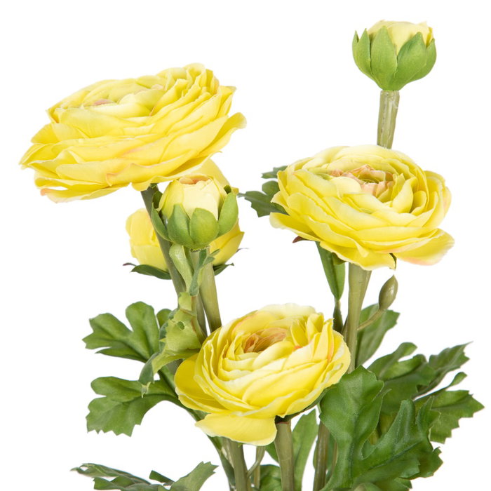 Planta Flor Naranja Artificial 12,50 X 12,50 X 37 cm (Set de 2)