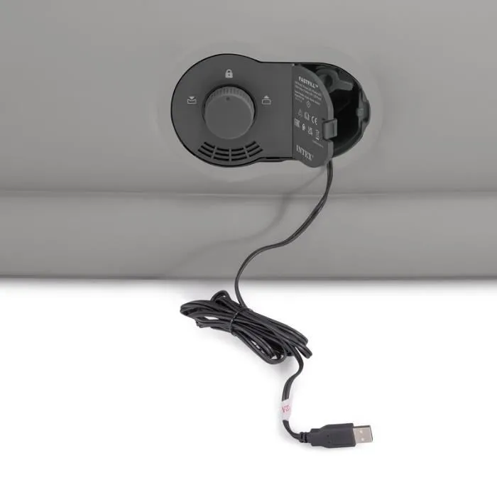 Intex Colchón Inflable 64114 Bomba Eléctrica Elevación Media para 2 Personas