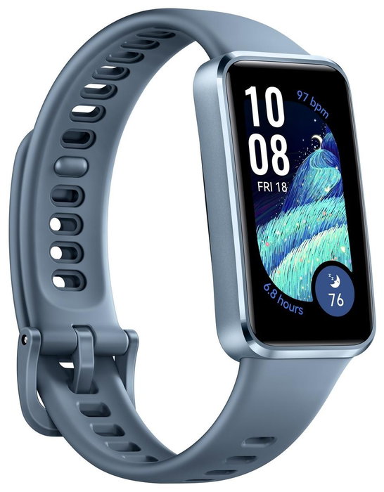 Huawei Band 10 Aluminio Azul - Banda Deportiva Inteligente con Monitorización de Salud