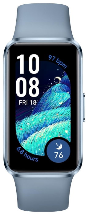 Huawei Band 10 Aluminio Azul - Banda Deportiva Inteligente con Monitorización de Salud