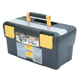 Plastiken 81042_NOIRE Caja de herramientas 42 cm Titanio Plástico