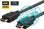 Vivolink 10x Cables HDMI Pro 1m 4K@60Hz HDMI 2.0 de Alta Velocidad con Ethernet, HDCP 2.2, CEC y ARC, Ultra Flexible