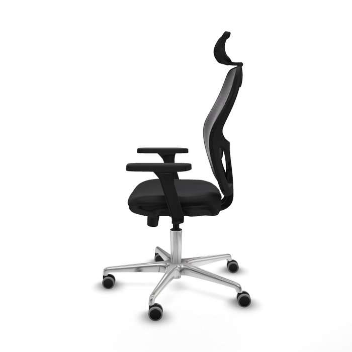 PIQUERAS Y CRESPO Silla de oficina Jorquera con mecanismo Sincro/Traslack en Similpiel Negro PIQUERAS Y CRESPO Silla de oficina Jorquera con mecanismo Sincro/Traslack en Similpiel Negro