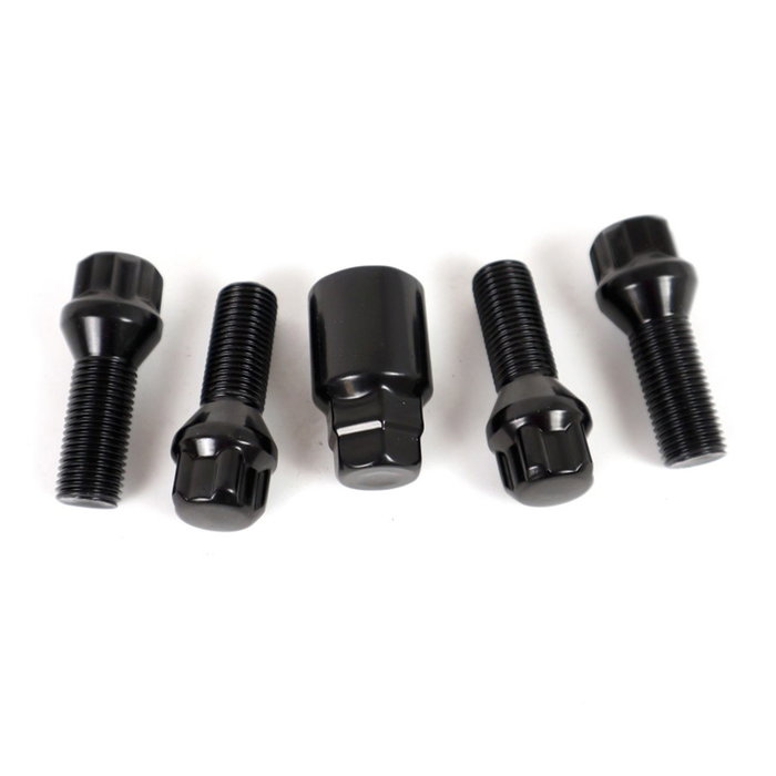 Omp Tornillos Antirrobo para Llantas M12x1.5 Cónico Negro 4 Unidades OMPS09821201