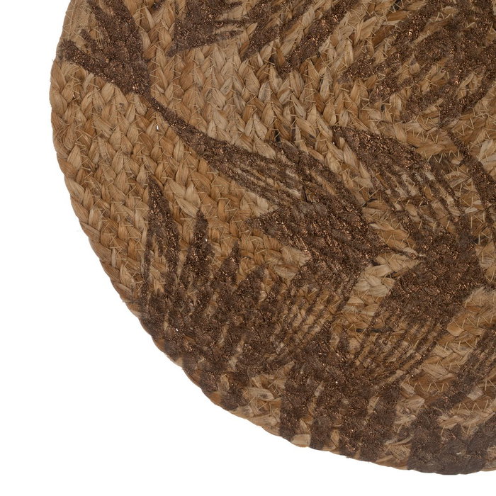 Ixia Salvamantel Impreso Marrón de Fibra 38 x 38 cm (Pack de 4) sleeves
