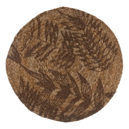 Ixia Salvamantel Impreso Marrón de Fibra 38 x 38 cm (Pack de 4) sleeves