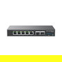 Grandstream GCC6010 Switch Gestionable 5+2P Gigabit Ethernet PoE 36W Montaje Pared