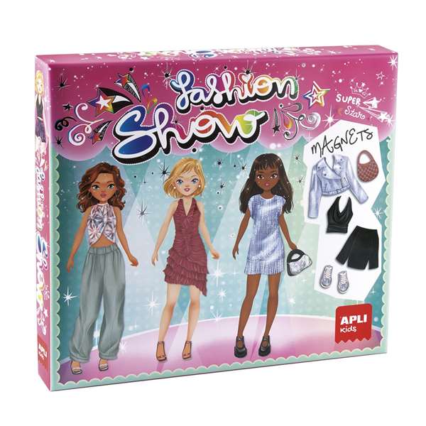 Apli Juego Magnético Fashion Show 42 Pzas Crea Tus Propios Looks Como Una Diseñadora Apli Juego Magnético Fashion Show 42 Pzas Crea Tus Propios Looks Como Una Diseñadora