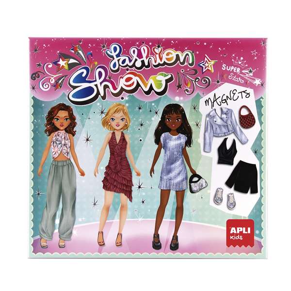 Apli Juego Magnético Fashion Show 42 Pzas Crea Tus Propios Looks Como Una Diseñadora Apli Juego Magnético Fashion Show 42 Pzas Crea Tus Propios Looks Como Una Diseñadora