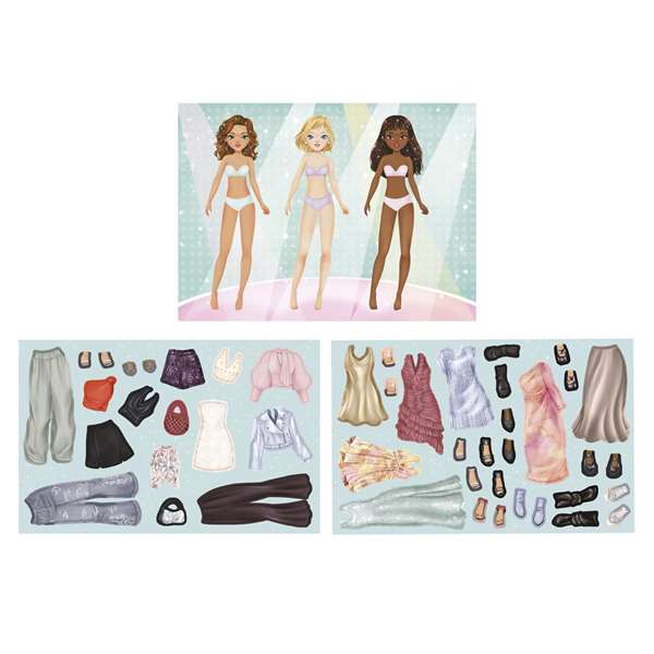 Apli Juego Magnético Fashion Show 42 Pzas Crea Tus Propios Looks Como Una Diseñadora Apli Juego Magnético Fashion Show 42 Pzas Crea Tus Propios Looks Como Una Diseñadora