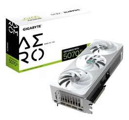 Gigabyte GeForce RTX 5070 Ti AERO OC 16GB GDDR7 Blanco