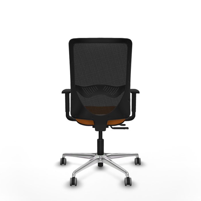 PIQUERAS Y CRESPO Silla de oficina Zulema Naranja y Negro