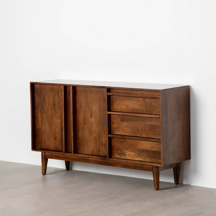 Aparador Marrón Madera de Mango Salón 150 X 42 X 87 cm