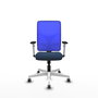PIQUERAS Y CRESPO Silla de oficina Motilla Azul marino y Azul