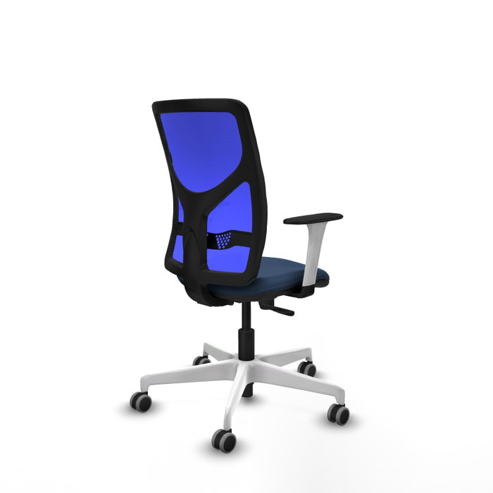 PIQUERAS Y CRESPO Silla de oficina Motilla Azul marino y Azul PIQUERAS Y CRESPO Silla de oficina Motilla Azul marino y Azul