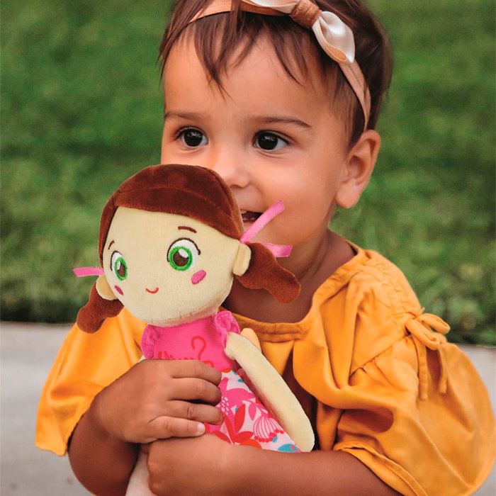 Clementoni Muñeca de Peluche Pink Lily Clementoni Muñeca de Peluche Pink Lily