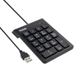 Tooq Teclado Numérico USB TQK-2001-B Negro