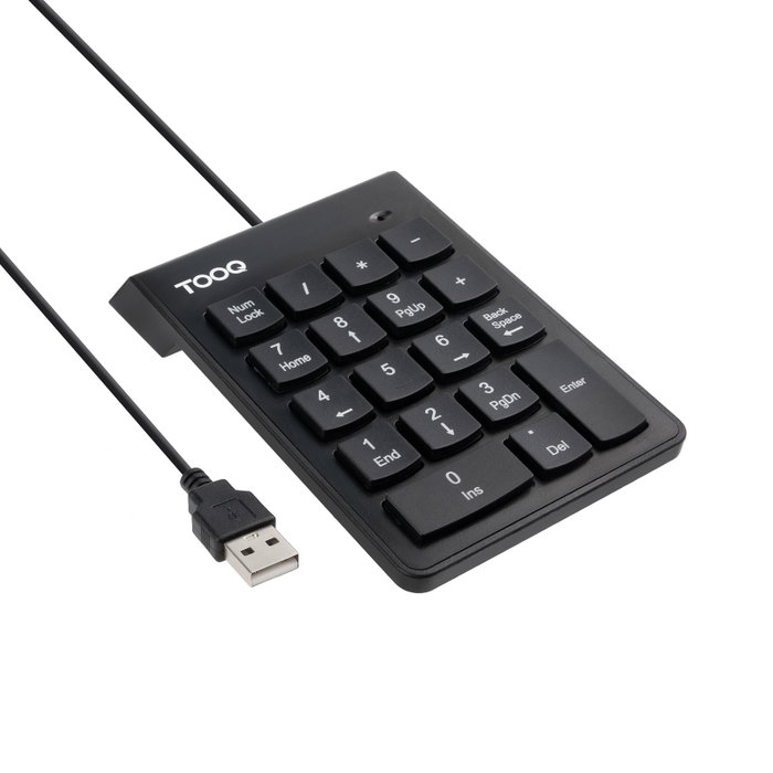 Tooq Teclado Numérico USB TQK-2001-B Negro Tooq Teclado Numérico USB TQK-2001-B Negro