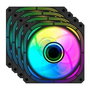 Coolbox Kit de 4 Ventiladores Infinity Pro ARGB 120mm