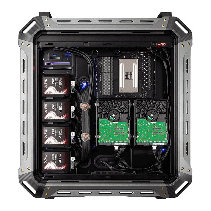 Cougar CGR-6AMKB-G Gehäuse Panzer Max-G Full Tower PC Negro para Juego