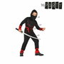 Disfraz para Niños Th3 Party Negro Rojo (4 Piezas) 5-6 Años