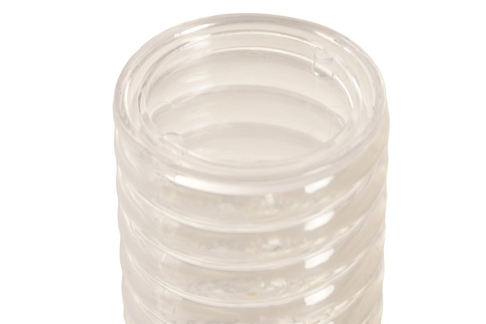 DKD Home Decor Decoracion Luminosa Basicos Transparente 5 x 7 x 5 cm (12 Unidades) Led Plastico