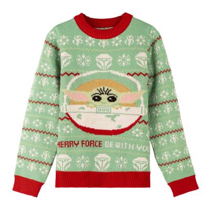 Jersey Unisex The Mandalorian Infantil Navidad Verde 10 Años Jersey Unisex The Mandalorian Infantil Navidad Verde 10 Años