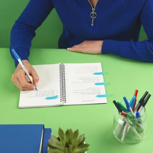 Paper Mate Kilométrico Bolígrafo Azul punta 1,0 mm (Caja de 50)