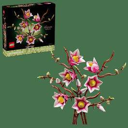 LEGO Botanicals Ramas de Magnolia 10309 - Set de Construcción para Adultos, Flores Decorativas