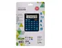 Liderpapel XF17 Calculadora de Sobremesa 8 Dígitos Solar y Pilas 127x105x24 mm Azul