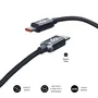 Subblim Optimus Cable USB-C a USB-C 2 m - Negro - Carga Rápida 60W PD, 480 Mbps, Chip de Protección - Compatible iPhone 16/15, Galaxy S24, MacBook