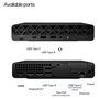 HP EliteDesk 8 Mini G1i AI con Intel Core Ultra 9, 64 GB RAM, 1 TB SSD, Windows 11 Pro, Negro