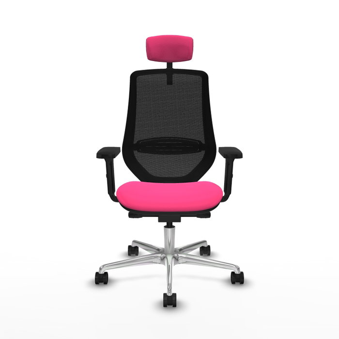 PIQUERAS Y CRESPO Silla de oficina Mardos Rosa y Negro PIQUERAS Y CRESPO Silla de oficina Mardos Rosa y Negro
