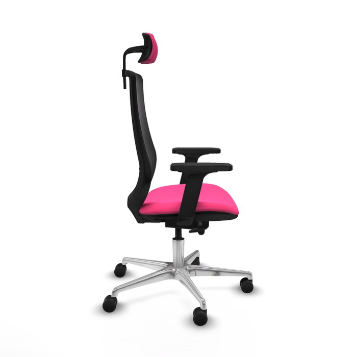 PIQUERAS Y CRESPO Silla de oficina Mardos Rosa y Negro PIQUERAS Y CRESPO Silla de oficina Mardos Rosa y Negro