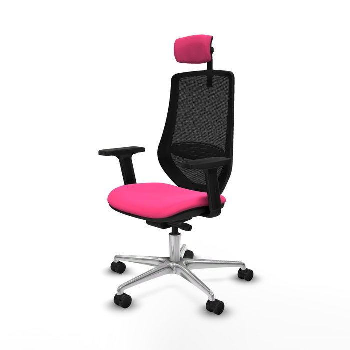 PIQUERAS Y CRESPO Silla de oficina Mardos Rosa y Negro PIQUERAS Y CRESPO Silla de oficina Mardos Rosa y Negro
