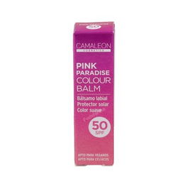 CAMALEON COSMETICS Pink Paradise Spf50 4Gr. Bálsamo Labial con Color y Protección Solar