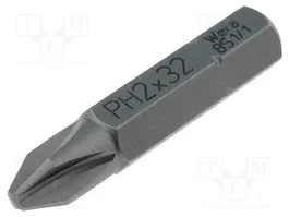 WERA Punta de destornillador Phillips PH2 de 32 mm