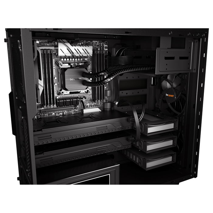 be quiet! PURE BASE 600 Midi Tower Negro ATX, Micro-ATX, Mini-ITX, ABS Sintéticos, Acero, Juego