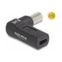 DeLOCK Adaptador de Carga USB Type-C hembra a IBM 7,9 x 5,5 mm macho 90°