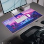 KPop Demon Hunters Alfombrilla de Escritorio Gaming XL 80x35cm Takedown Huntr/X - Neopreno con Diseño Oficial para Teclado y Ratón