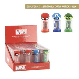 Cerdá Sacapuntas Contenedor Marvel Diseño 1-Diseño 3