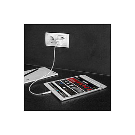 Lindy 73412 Cargador de Pared USB Tipo A 18W Blanco