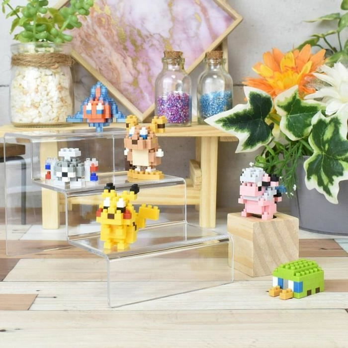 Bandai Set de 6 figuras de ladrillo NANOBLOCK Pack Pokémon Eléctrico