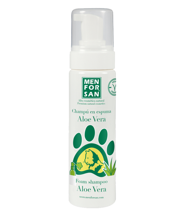 Menforsan Champú en Espuma con Aloe Vera para Gatos 200ml Menforsan Champú en Espuma con Aloe Vera para Gatos 200ml