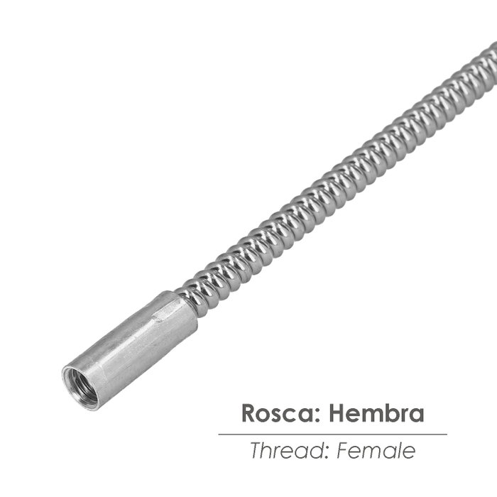 WOLFPACK LINEA PROFESIONAL Mango Flexible Reforzado para Cepillos M12 de 1 metro